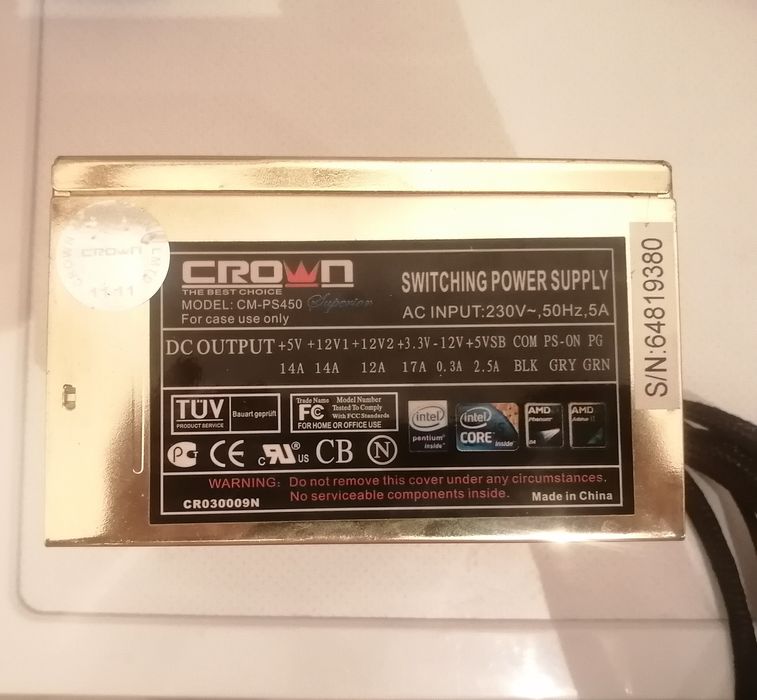 Блок питания CROWN