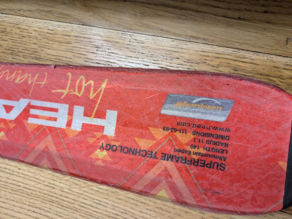 ски head hot thang 149см