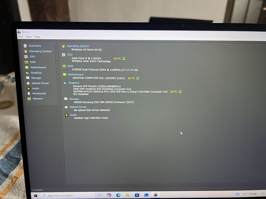 Asus ZenBook 15 UX533FD
