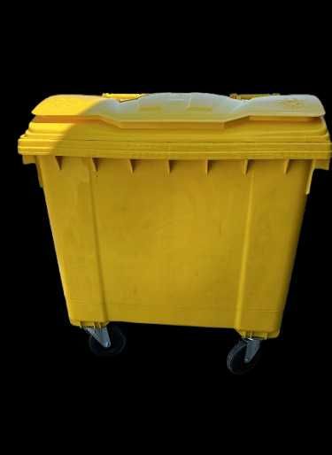 Pubelă de gunoi galbena cu capac– 1100 litri