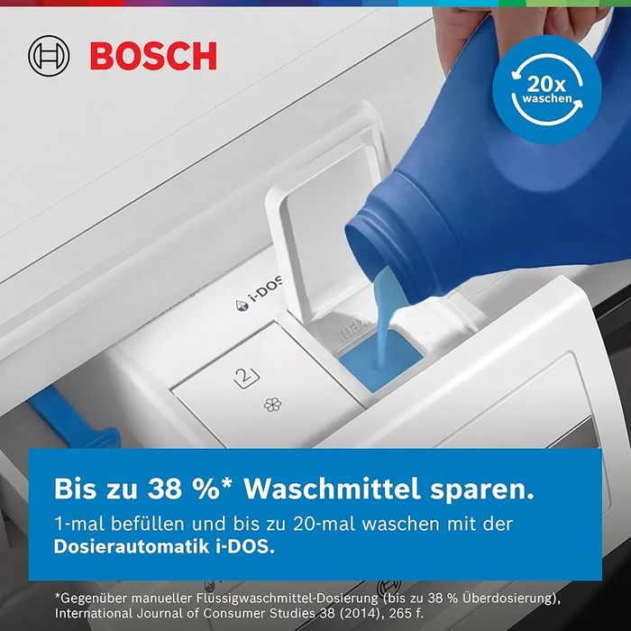 Нова инверторна смарт пералня Bosch Series 6 10 кг 1400 об/мин i-DOS WGG254F10
