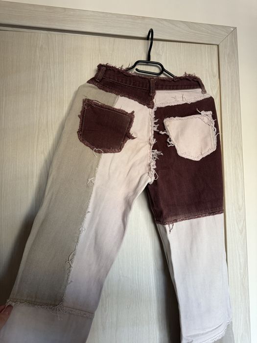 Дънки reserved кожен панталон