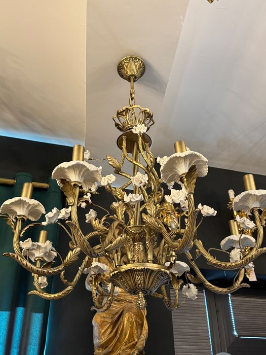 Candelabru din bronz masiv