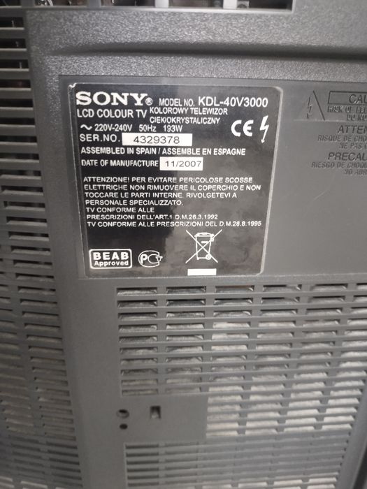 Продам телевизор  SONY