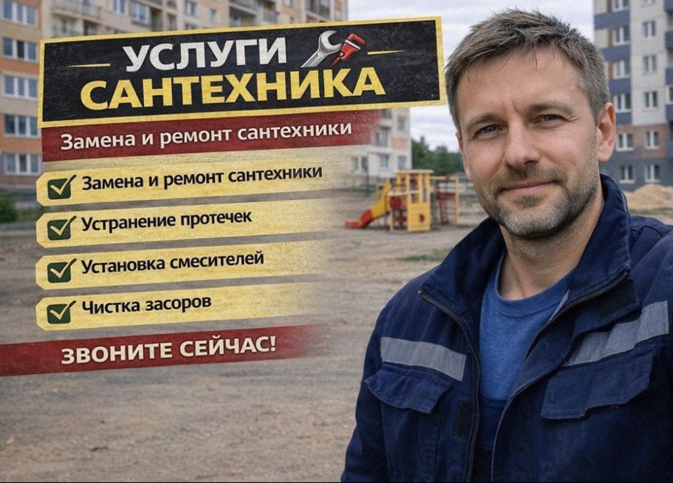 Услуги Сантехника быстро рядом