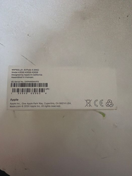 Наушники Apple AirPods 4 (ACN)