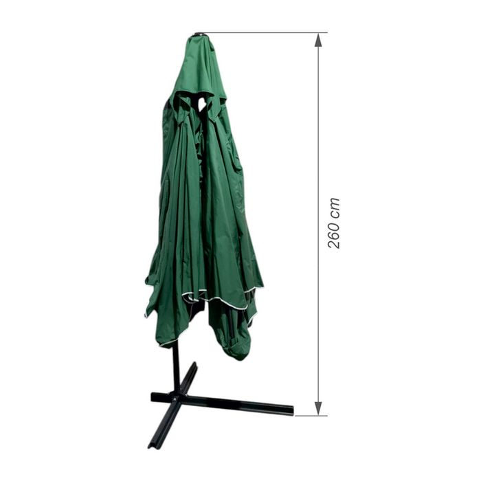 Слънце защитен чадър голям