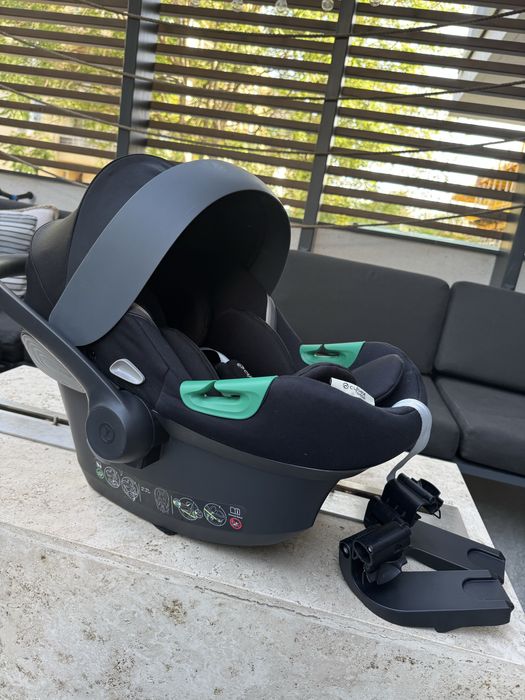 Scoica auto Cybex Aton S2 i-size + adaptor pt carucior Cybex