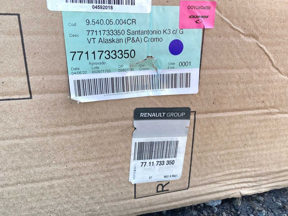 Truck Bar Roll Bar Renault Alaskan kit complet nou original Renault