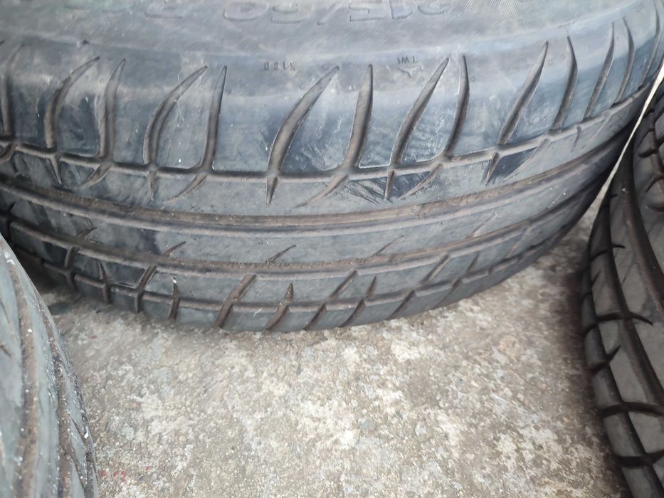 4 бр. 16" лети джанти Subaru с летни гуми 215/60/16 Tigar