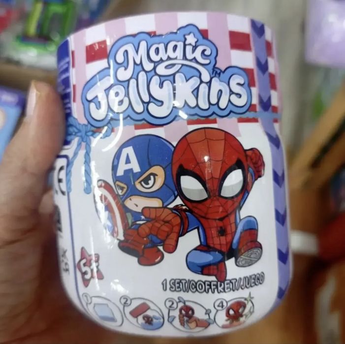 Magic Jellykins Плюшена играчка изненада, MAGIC jellykins Стич,Спайдърмен,Avengers,Плодчета
