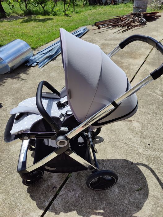 Комбинирана количка Chipolino Elite 3 в 1, графит