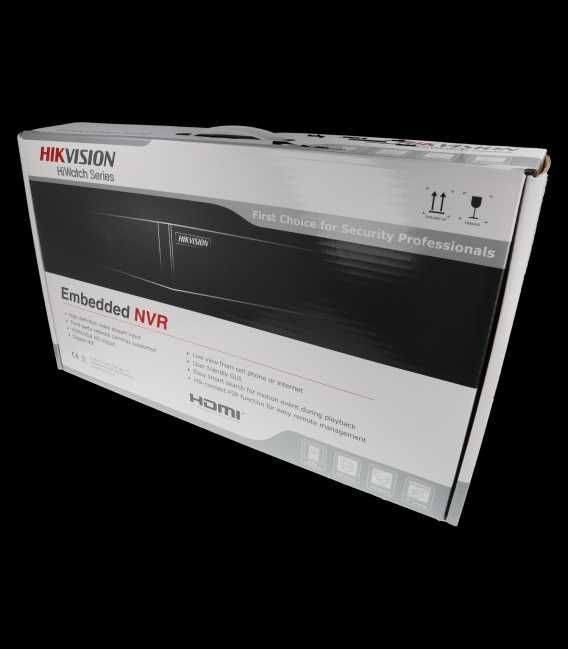 NVR 4 canale IP Hikvision HiWatch HWN-4104MH rezolutie 8MP H.265+ 4K garantie nou sigilat