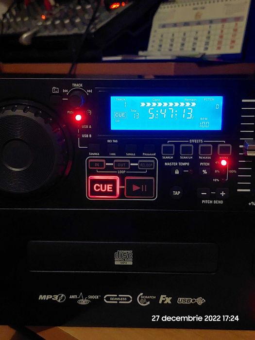 Numark CDN77 profesional mp3/cd player