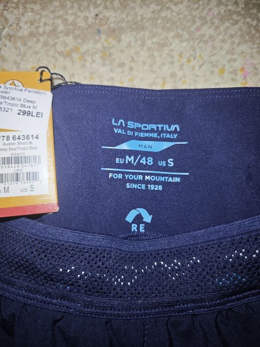 Pantaloni scurti alergare trail barbati La Sportiva M PRET FIX