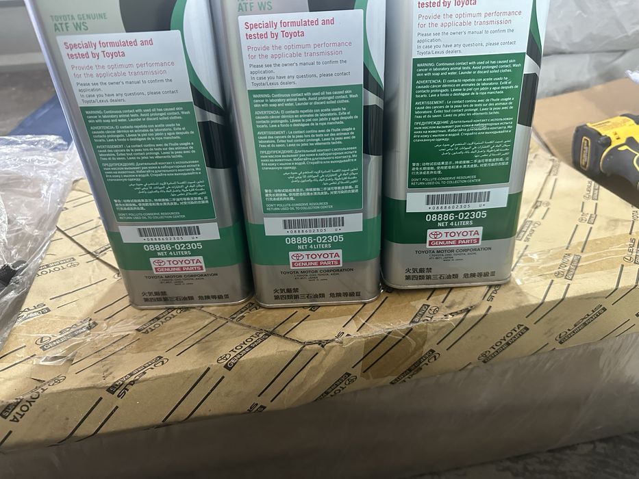 Продам масло WS оригинал