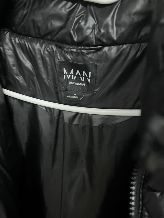 Geaca puffer neagra groasa bohooman