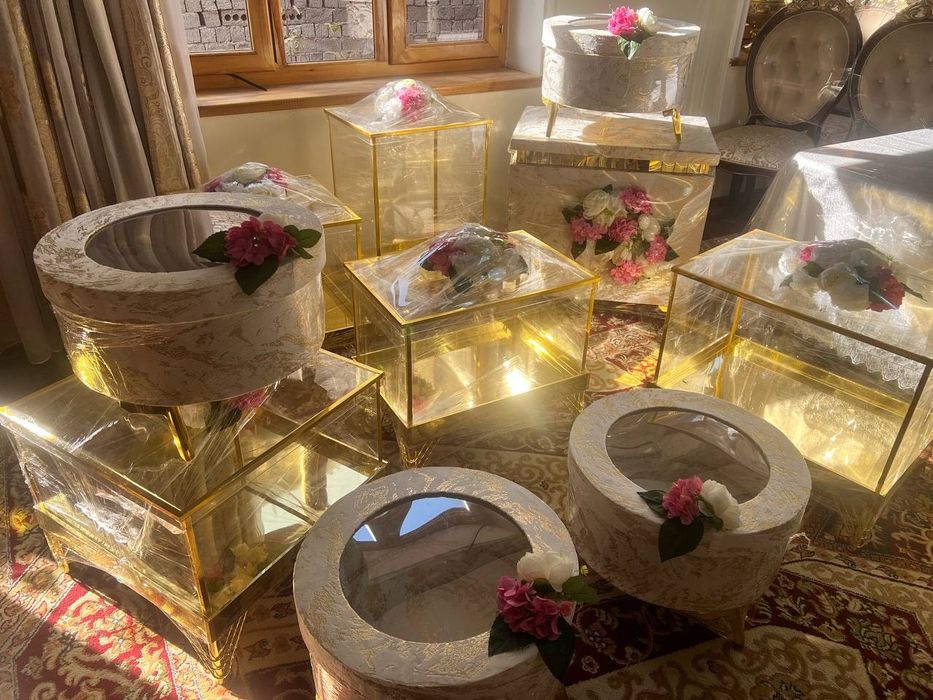 Сандиқ сарпо қутилар Фотиха ва тўй маросимлари учун