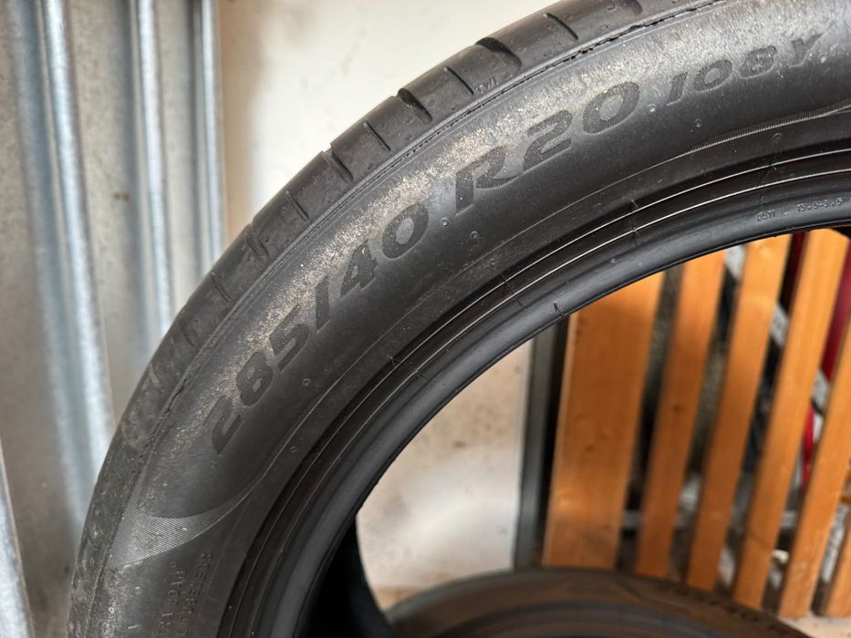 4 бр.летни гуми Pirelli ZERO PZ 5 :2 бр. 255/45/20;2 бр. 285/40/20 DOT 2124