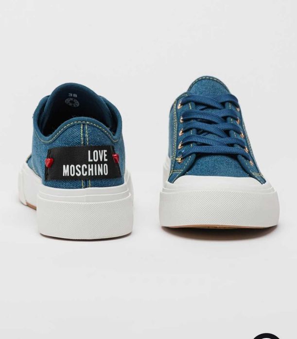 Дънкови кецове Love Moschino