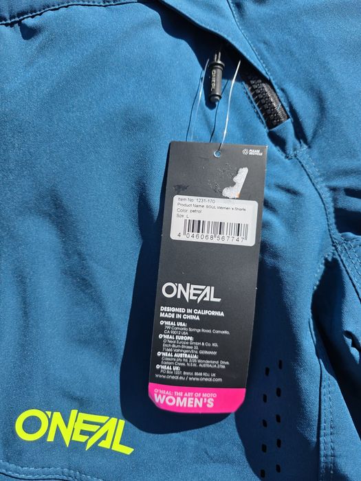 Pantaloni Scurti Ciclism Femei O'Neal Soul L, albastru
-