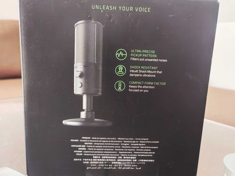 Razer Seiren X – USB микрофон за стрийминг и разговори