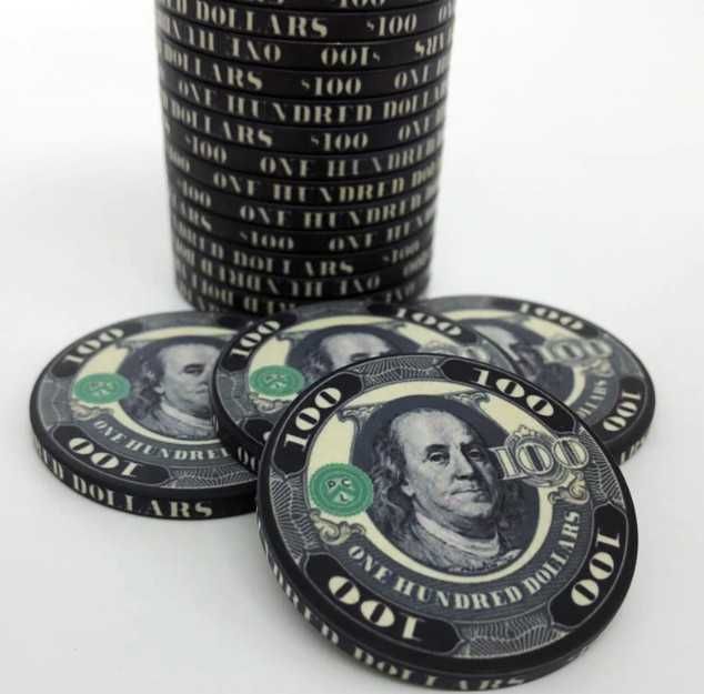 Set jetoane poker "The Dead Presidents" - 600 pcs