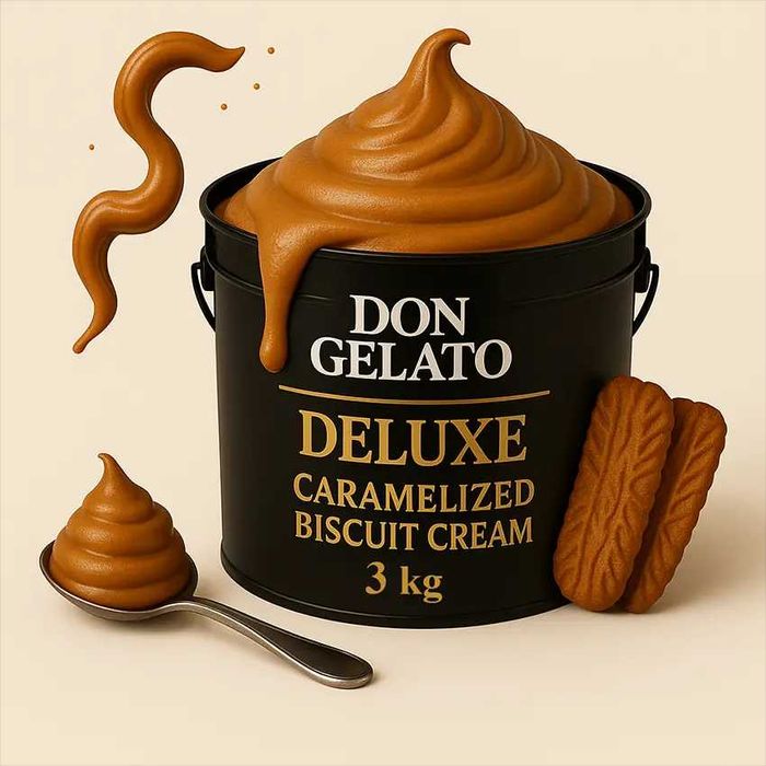 Крем пълнеж с бисквитен вкус Don Gelato Bisco | 1 кг / 3 кг / 10 кг