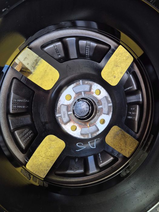 4 Jante Aliaj 4x100 16'' OEM Dacia Logan Dokker Sandero Jogger - MODEL 2026 / Renault Clio Captur 6.5J ET 45 !