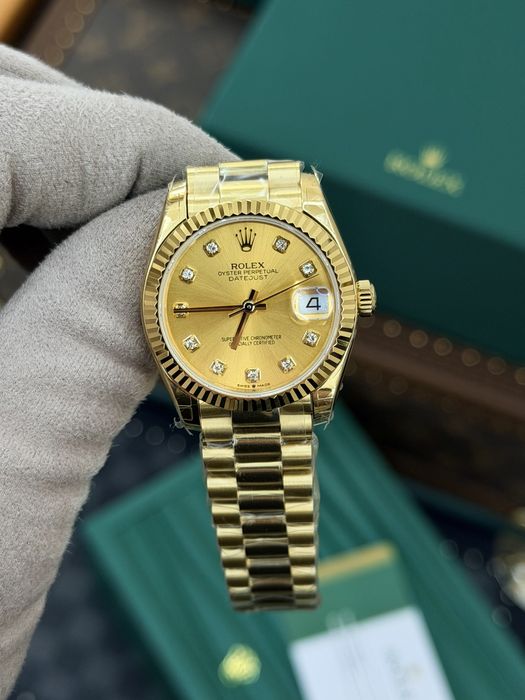 Rolex Date-Just 31 Diamond Gold 18k