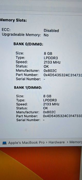 Apple MacBook Pro 15″ (2017) с Touch Bar – 1TB SSD