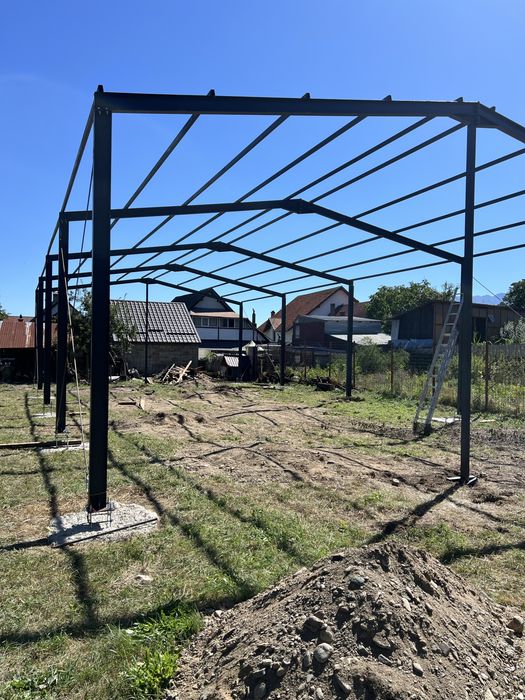 Vând structură metalică 200 m² completă pregătită pentru montaj  fac si alte dimensiuni pe baza de comandă cu avans 0%