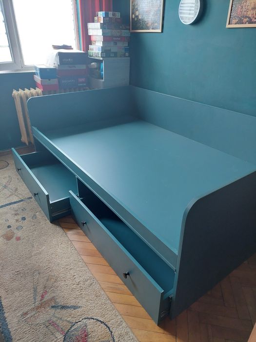 Divan din pal melaminat 120×200 cm, saltea INCLUSA