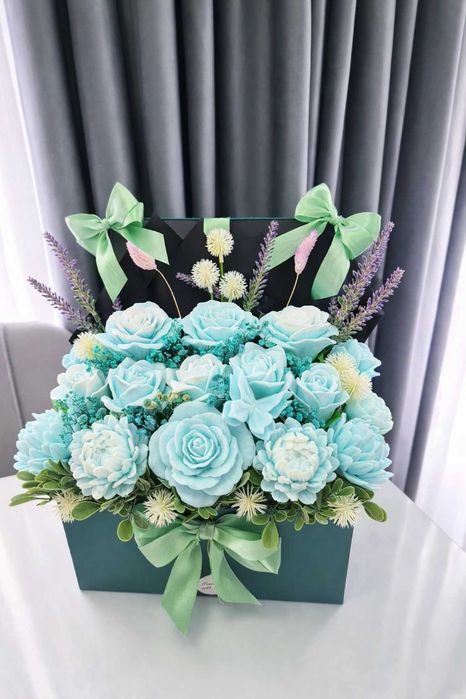 Aranjmente florale,din baza de sapun