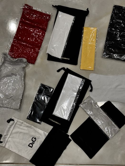 Платов калъф за очила + подарък кърпичка