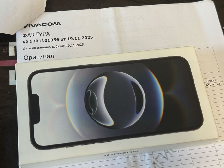 ЗАПЕЧАТАН 128GB iPhone 16e Гаранция Vivacom 2027г. 16 e Black