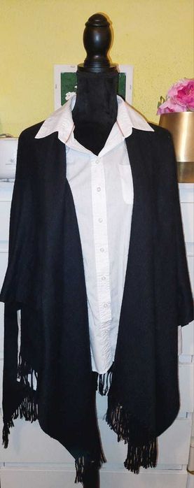 Capa neagra grosuta office eleganta TRANSPORT GRATUIT