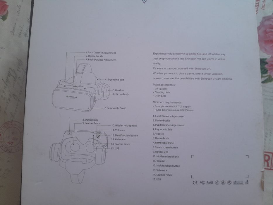 VR очки Shinecon