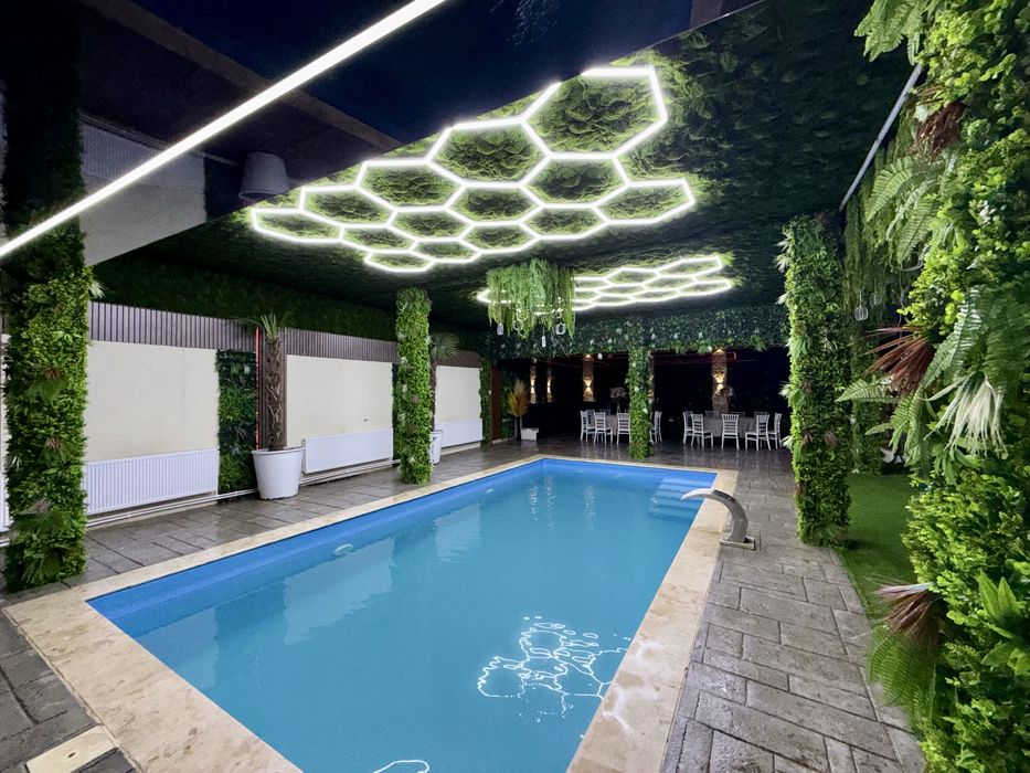 Vila de petrecere-Piscina-Casa de inchiriat-Majorate-Aniversari-Reveli