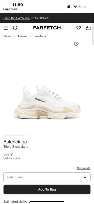 Balenciaga triple s originali, sneakers balenciaga