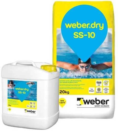 Weber SS10 гидроизоляция для бассейнов и влажных помещений 500 000 сум