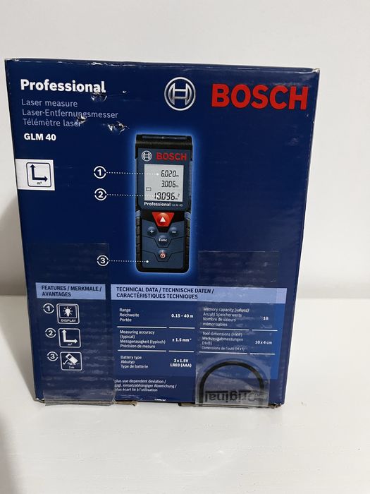 Telemetru cu laser Bosch