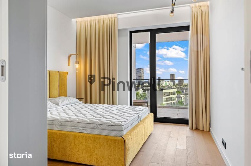 One Tower Herăstrău | 2 camere | Terasă | Parcare subterană