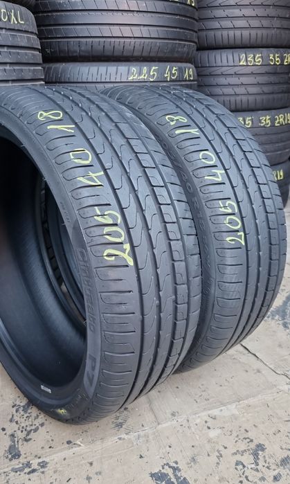 2 Anvelope Vară Pirelli 205 40 R18 RUN-FLAT Impecabile DOT0419