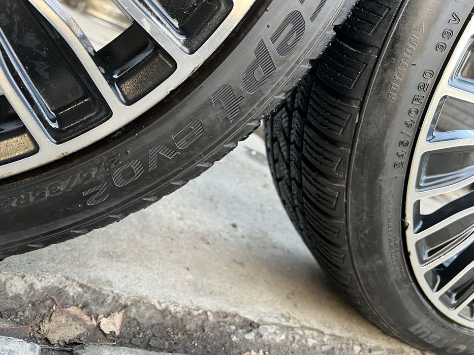 Мерседес S клас разноширокий