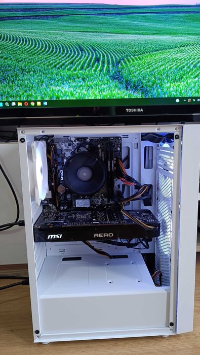 компютър за игри- Ryzen 5 2600 - GTX 1070 8GB - 16GB рам - 512 m.2 SSD