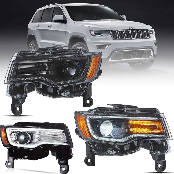 Комплект LED фарове за Grand Cherokee WK2 2014- с начална анимация