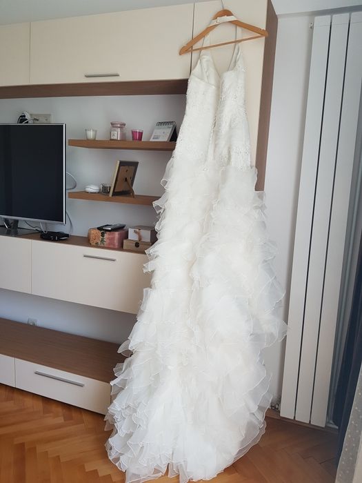 Rochie de mireasa unicat, lucrata de mana