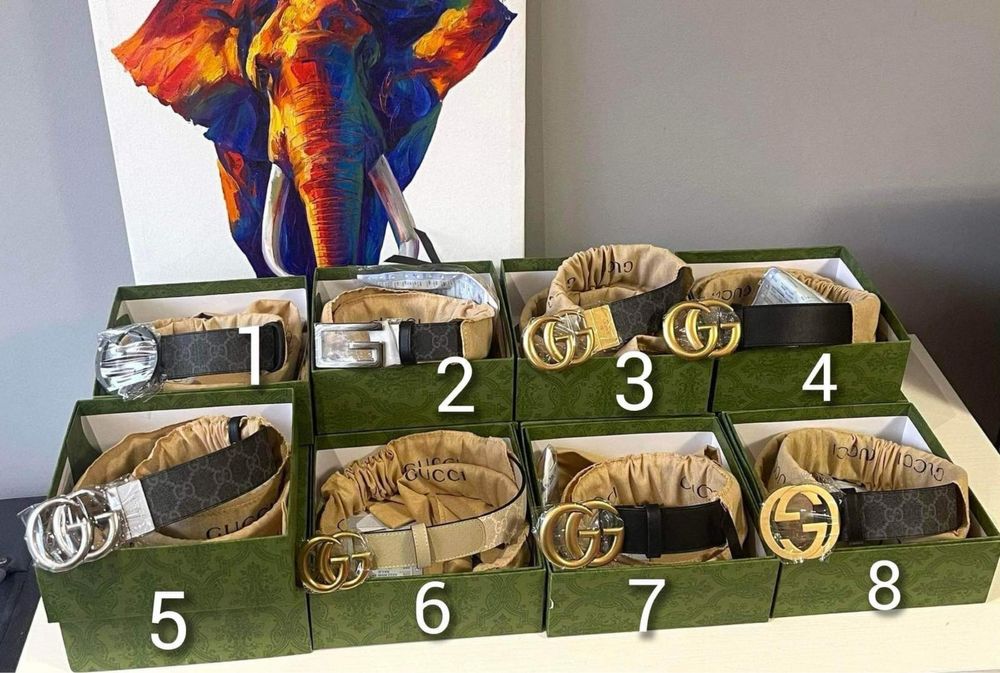 Колани от естествена кожа Gucci, LV Fendi ,Prada