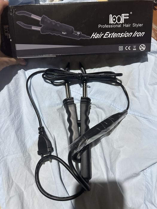 Щипцы утюжок для  наращивания волос новый
